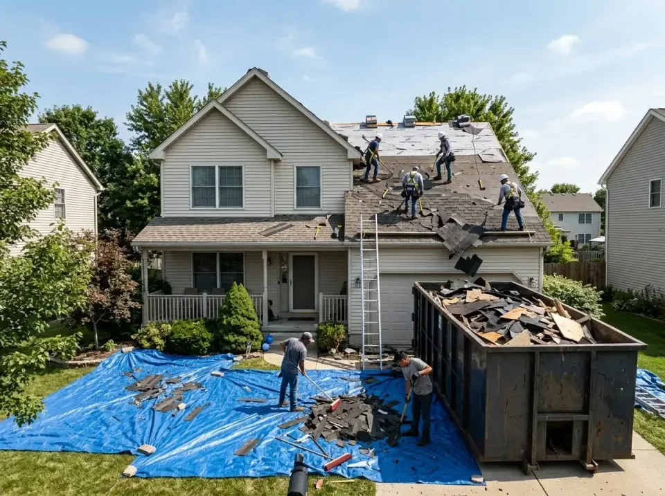 roof-replacement-debris-remova-004 — frequently asked questions, Cheapest Dumpster Rentals in Mariemont, OH
